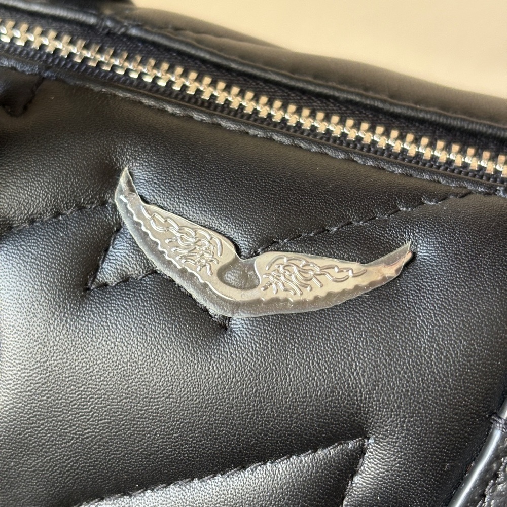 Zadig & Voltaire sunny nano wings quilted bag, new - Picture 6 of 11